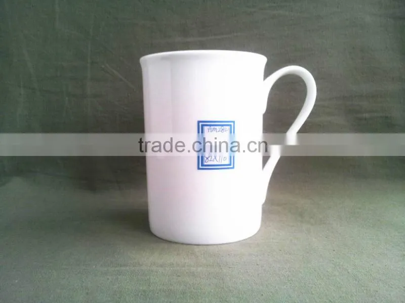 Pure white ceramic coffee mug factory with best price
