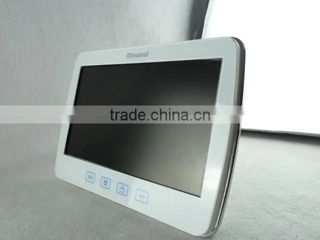 Take photo function waterproof touch button video Intercom and door release wired apartment door bell system