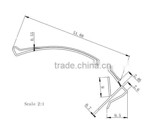 plastic data strip sign holder industrial products