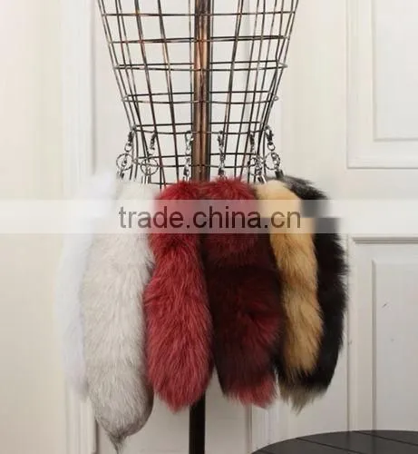 2016 new style fox tail keychain
