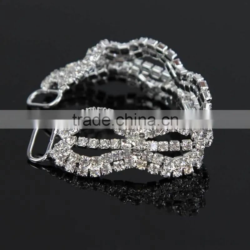 2015 11.4cm x 1.8cm Hot Rhinestone Bikini Connector