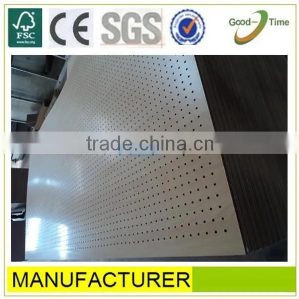 cherry melamined high quality MDF wooden peg board