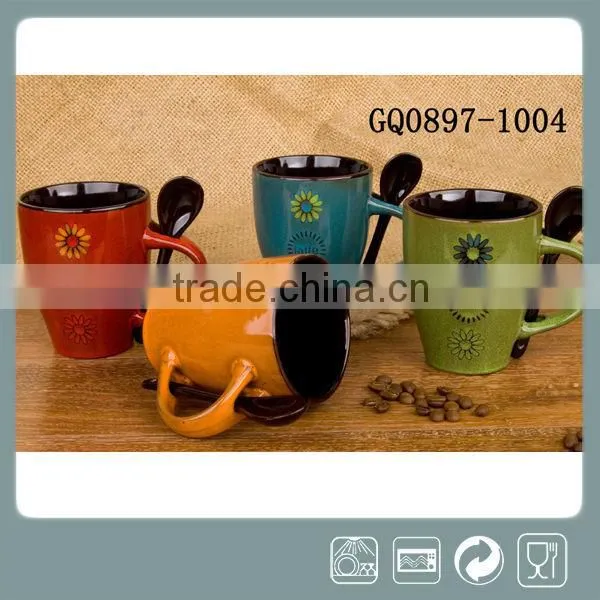 11oz paint ceramic mug oem for promotion gift