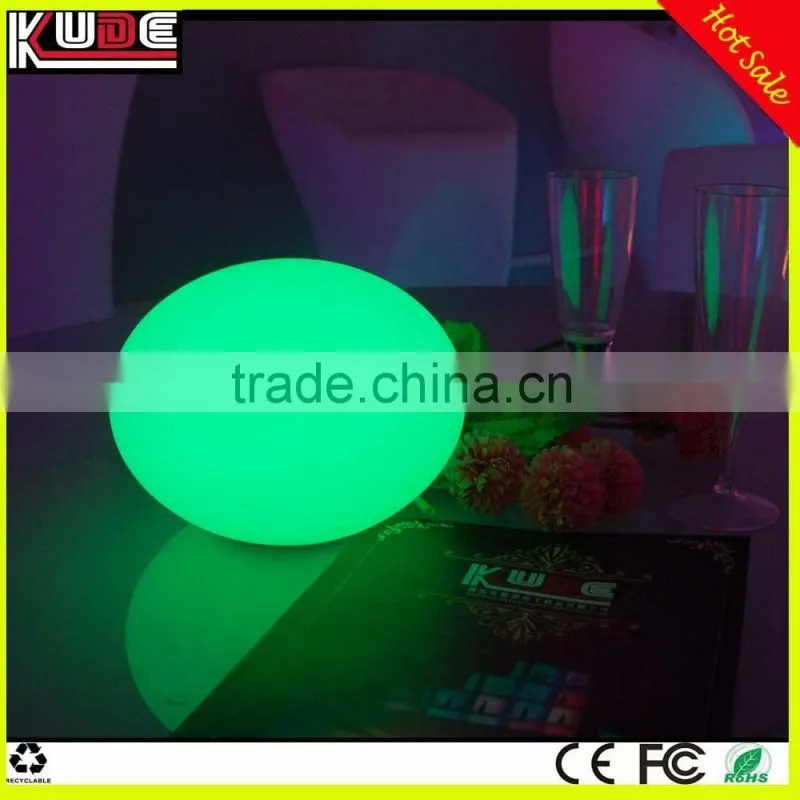 floating waterproof led light flat ball with remote control
