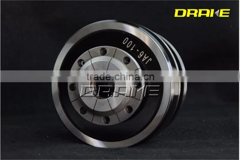 JA6-100 high precision Pneumatic power Air diaphragm lathe collet chuck