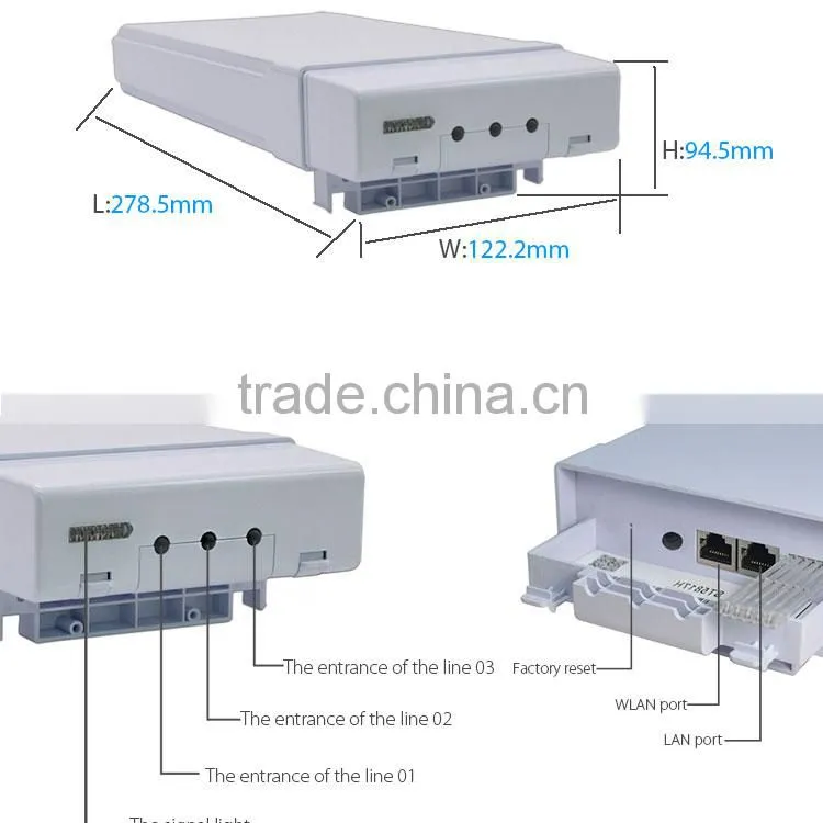 Economy 5.8ghz 3km long range wireless video transmitter solar powered wireless security systems