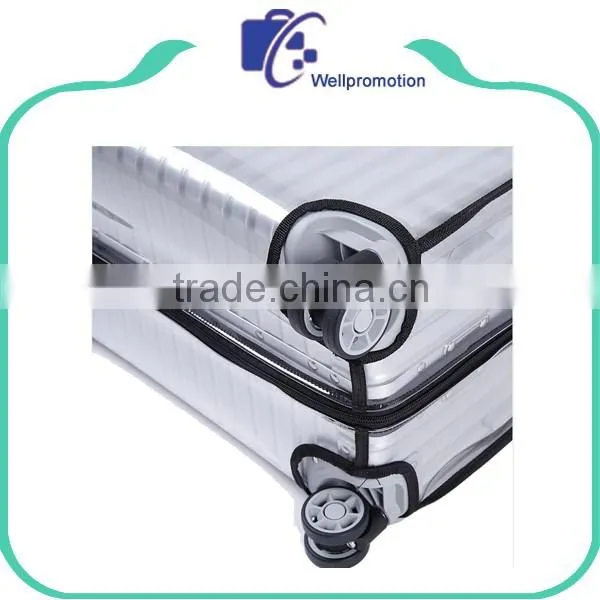 Custom waterproof transparent clear pvc luggage protective cover