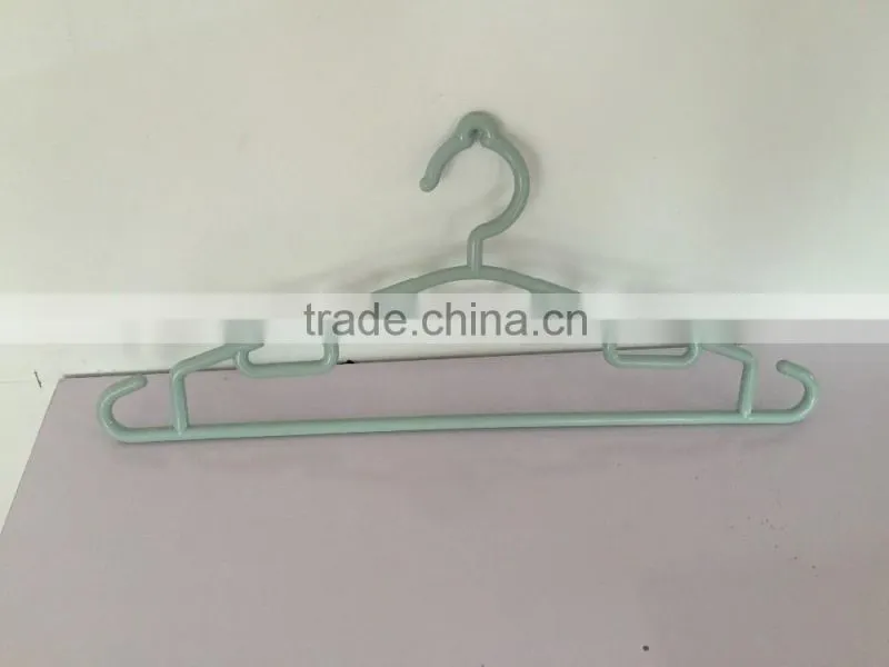 Wholesale colorful plastic hangers with hook