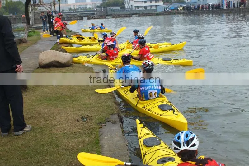 good quality very popular in Europe two person sit in ocean kajak double ocean kayak for touring and sport