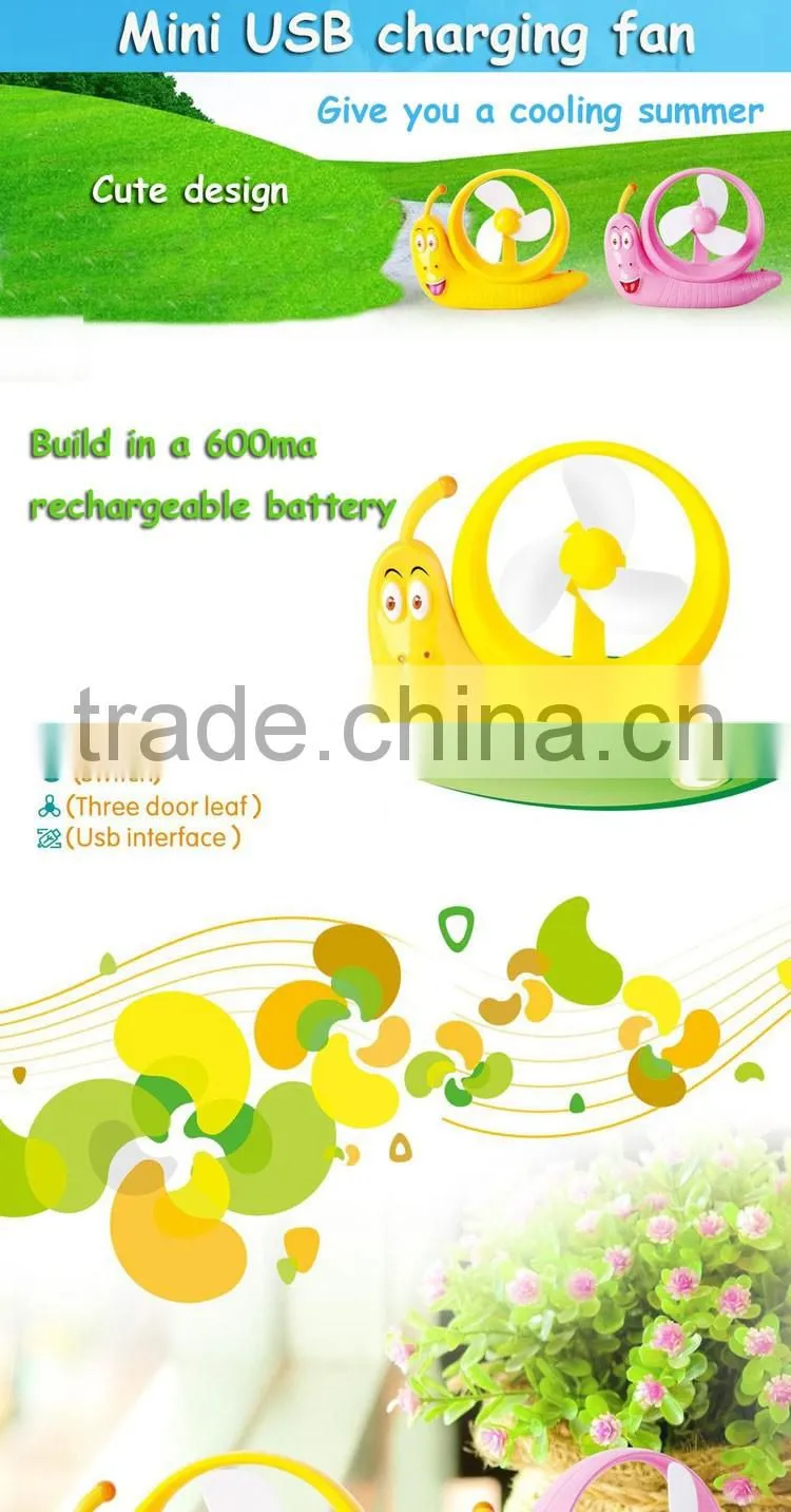 Summer toys mini usb spray booth hand fan led for promotion