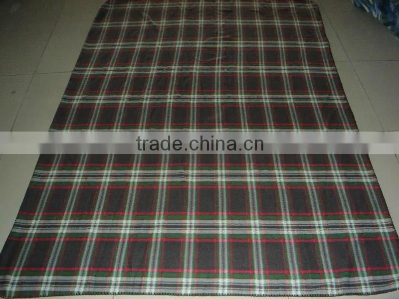 Stock 100%Polyester Double Face Fleece Blanket