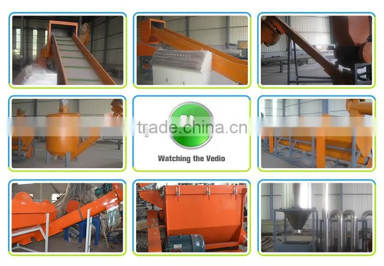 Film Recycling And Washing Line Waste Plastic Recycling Machine