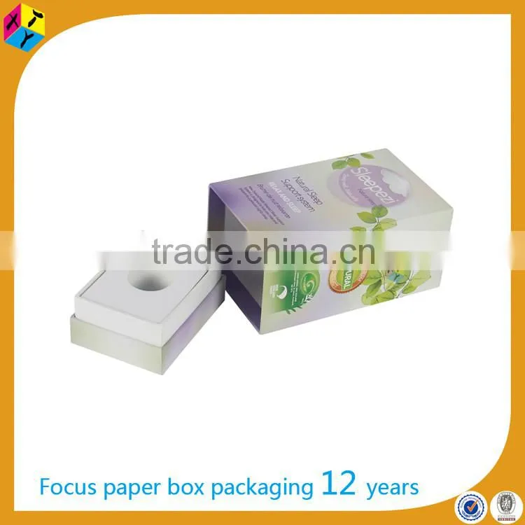 handmade cardboard gift box cosmetic skin care packaging