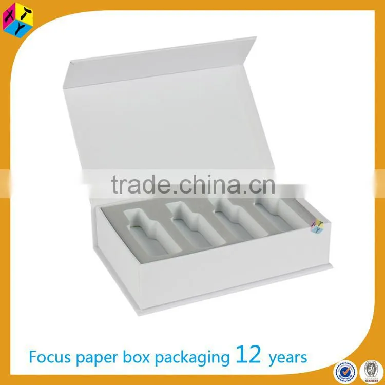 custom essential oil packaging cardboard white gift boxes