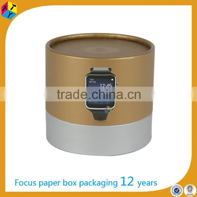 wholesale tube design cardboard paper watch packing
