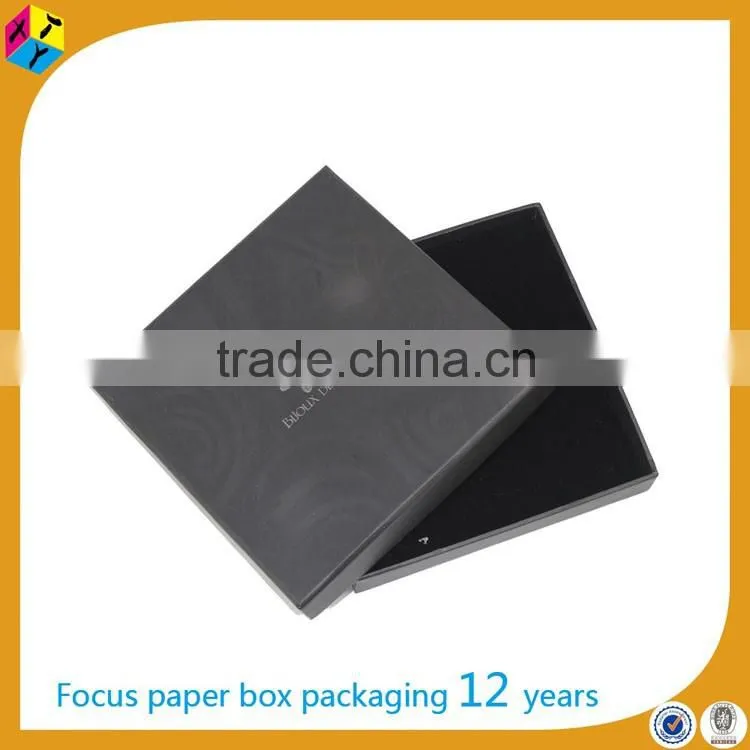 wholesale jewelry square chipboard boxes with lids