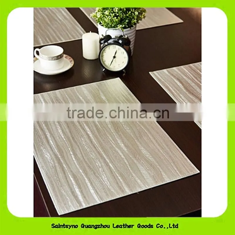 16020 Western Style Waterproof Resistant Top Quality Leather Food Dish/Coffee/Cup Mat Coaster