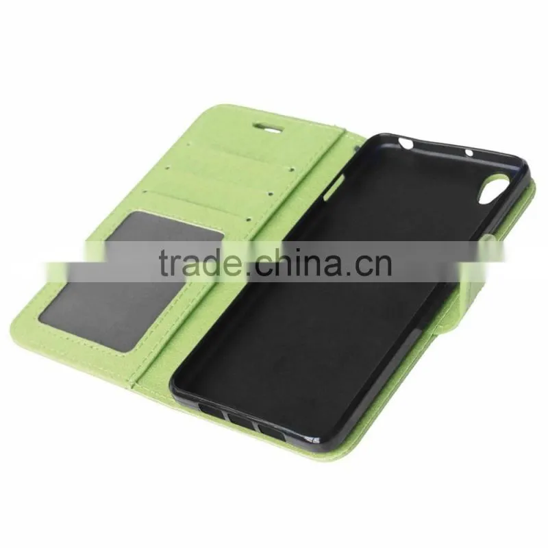 Hot sale PU Cell Phone Wallet Flip Cover for OnePlus X
