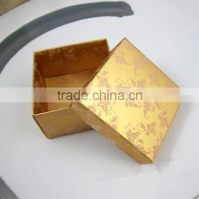 Padded gold cardboard,half fold cardboard paper,metalized PET film
