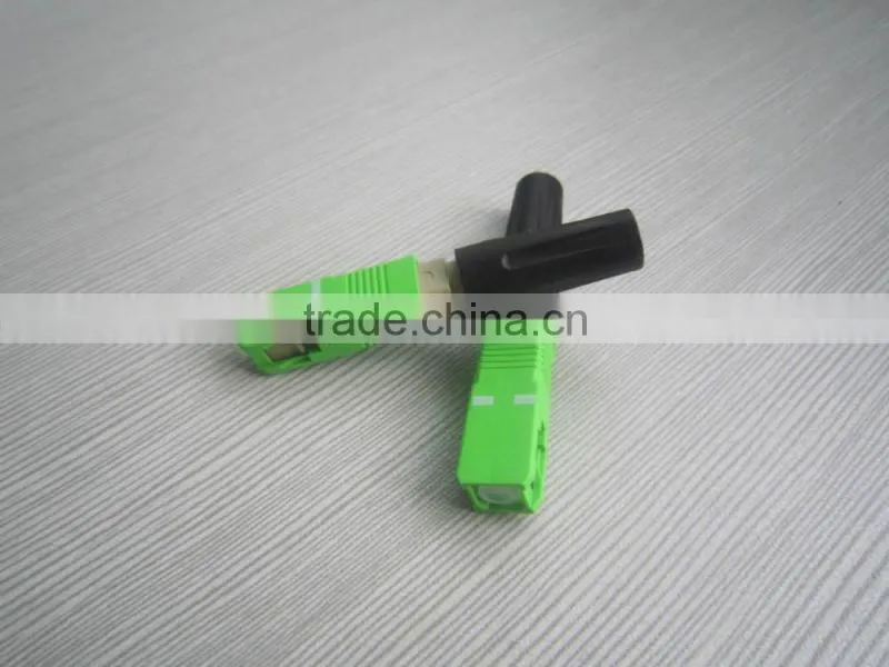 New FTTH sc apc 0.9mm sm fiber optic fast connector