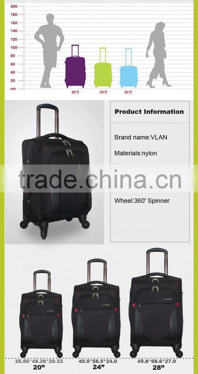best and hot sell luggage crossing luggage bag for man and woman