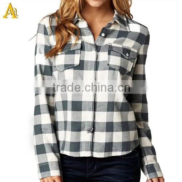fashion ladies long shirts oxford shirts