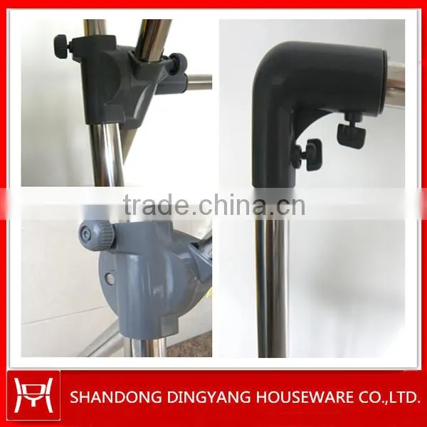 Telescopic Foldable Stainless Steel X-type Balcony Clothes Drying Rack