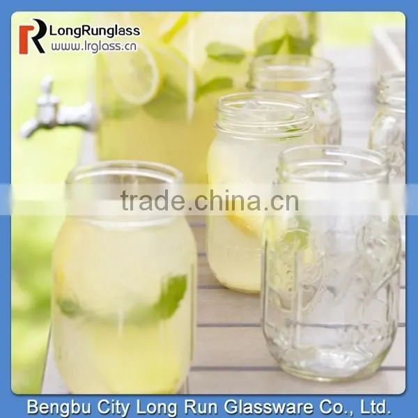 LongRun Stackable Square Glass Jars with Lids Hot Sale Kitchen Glassware