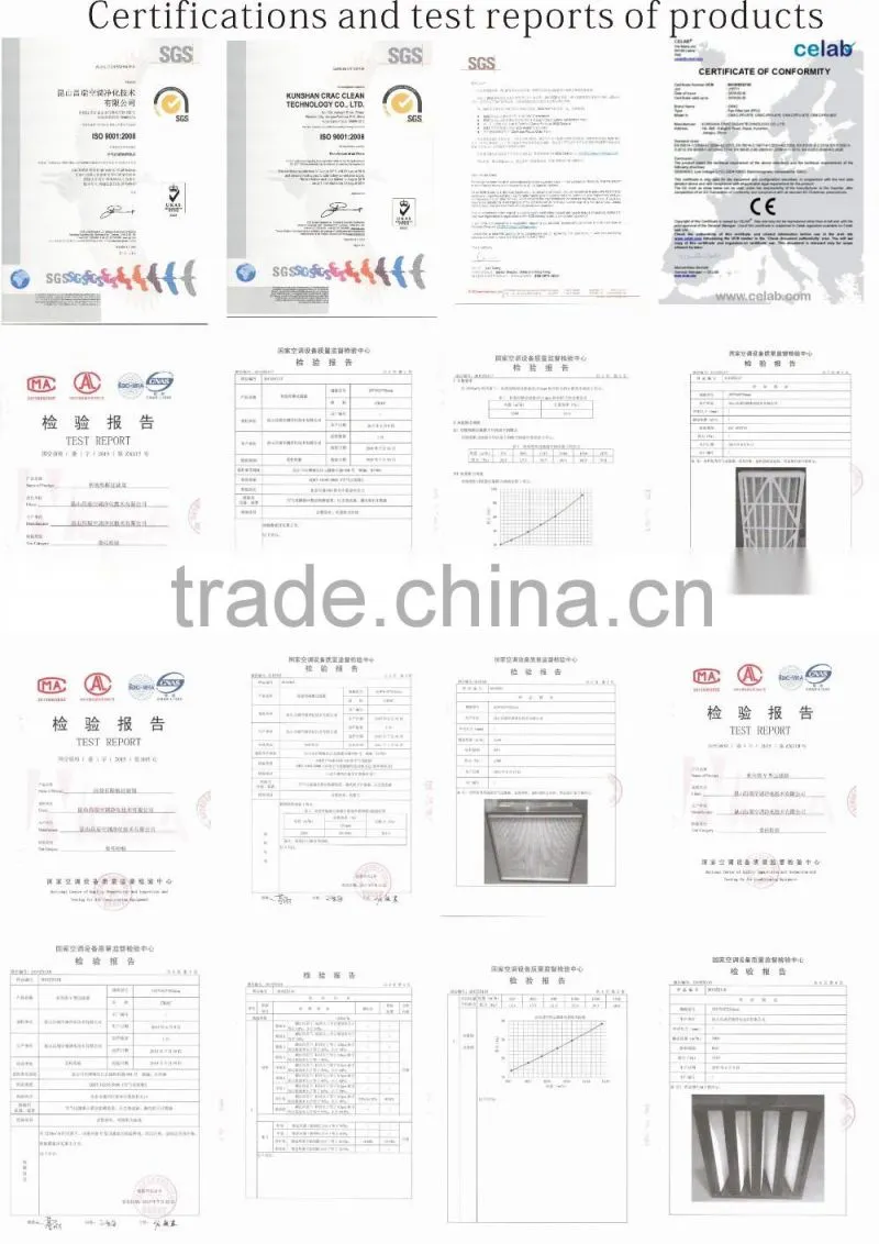 HEPA Box filters Separator HEPA filter