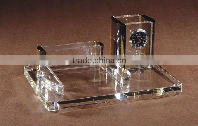 Morden clear crystal office set