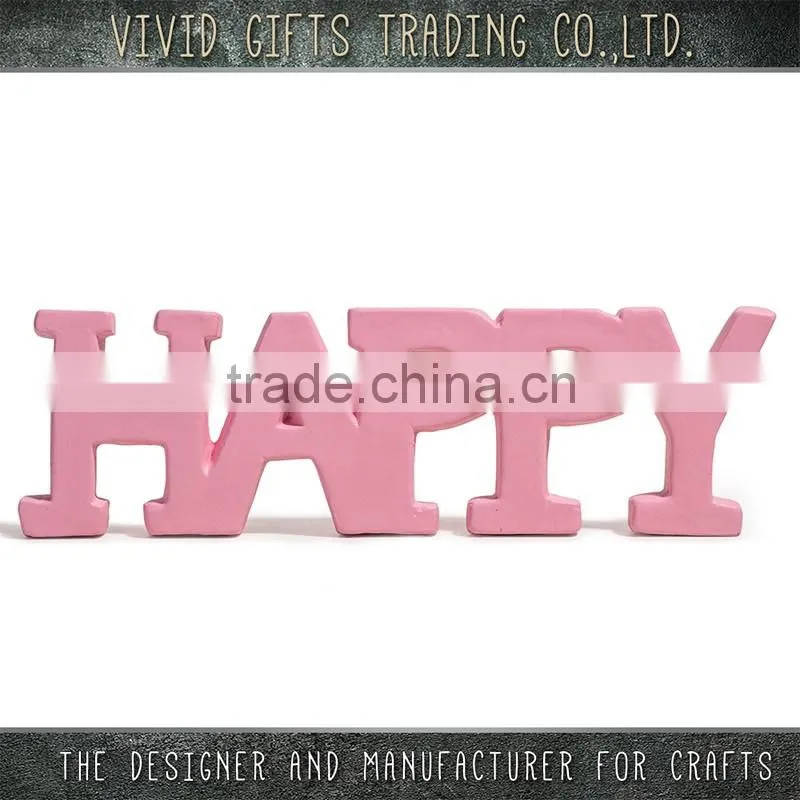 2016 party "HAPPY" Ceramic words in 3colors
