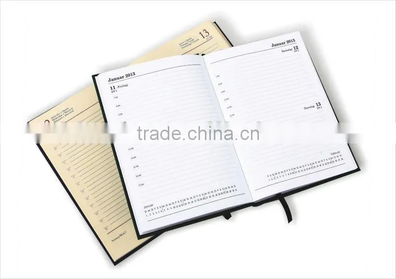 Good Quality Different Languages B5 PVC Cover Dairy Note Book/Agenda