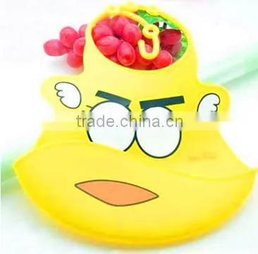 2014 New design Washable baby silicone bibs