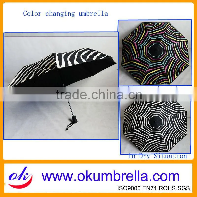 Acr 42'' Fashion Color Changing Umbrella Colour Change Umbrella OKF50