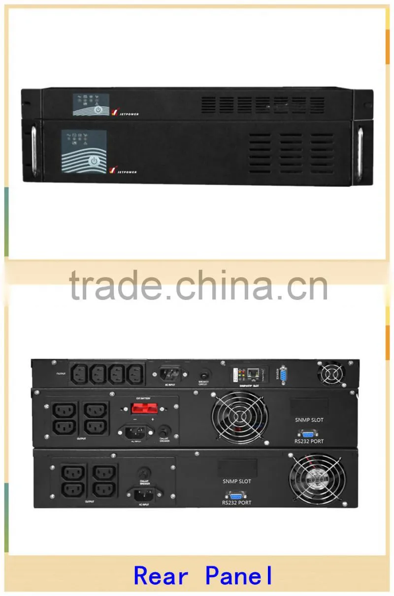 1U Height 500VA Line Interactive UPS Power Supply