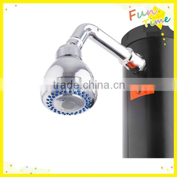20L Swimming Pool Equipment Straight Solar Shower w/ PVC Body P2601 Round Outdoor Garden Shower PVC Outdoor Shower