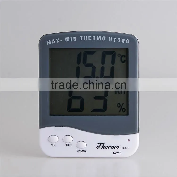 Digital LCD Indoor Temperature Hygrometer Thermometer TA218D