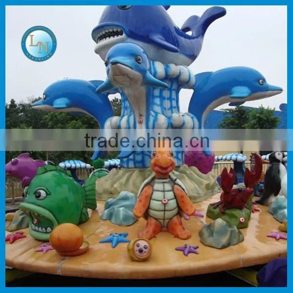 Amusement Park kid rides Equipment Fight Shark Island for sale