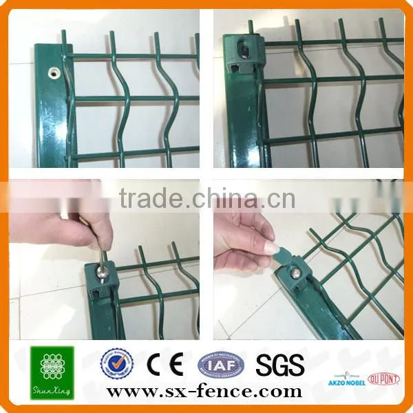 Electric Pvc coated bending wire fence for sale