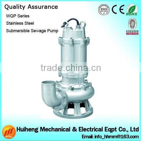 WQP Series Stainless Steel Submersible Sewage Pump