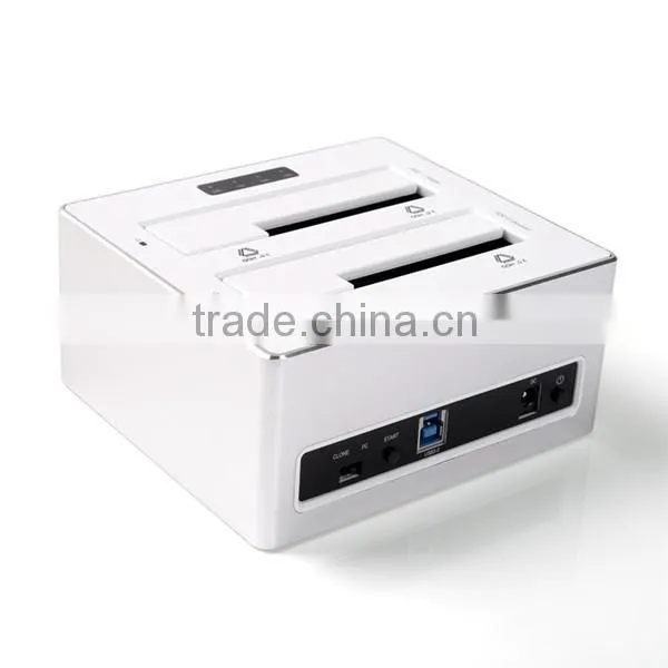 8TB 2-Bay 2.5" 3.5" sata hdd docking station for Mac