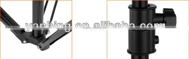 Photographic equipment 3x3m portable photography backdrop stand with telescopic crossbar