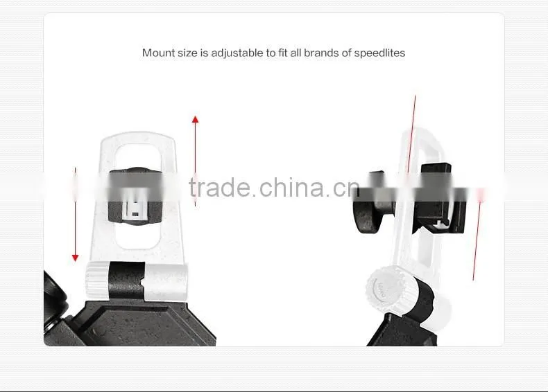 Factory supply 4 in 1 mount adapter speedlite flash umbrella holder light stand bracket