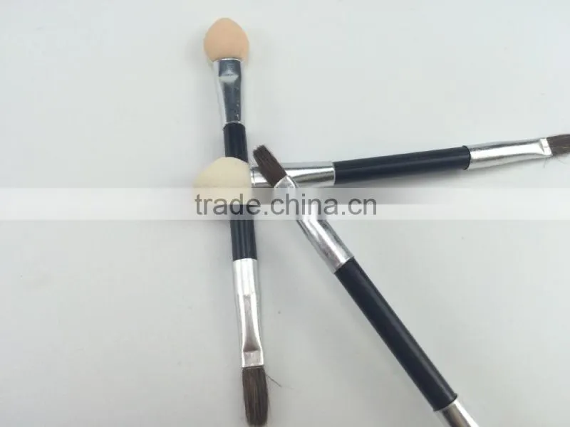 Plastic Handle&goat hair Eyeshadow Sponge Brush Applicator with Free Samples