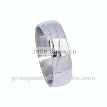 Black antique titanium diamonds inlaid ring