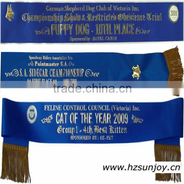 Show Ribbon Sashes