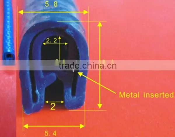 wiper blade rubber strip