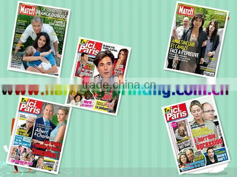 Economic 4C Matte Paper Printed Magazines