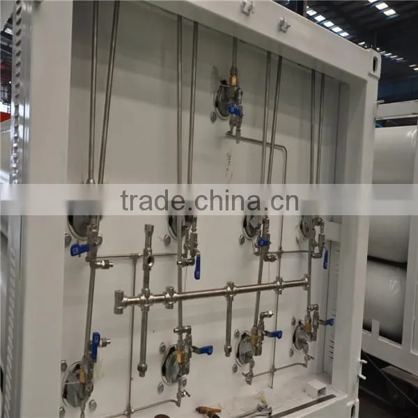 7308Nm3, ISO11120, 25Mpa for high-pressure CNG tube cascade skid tank