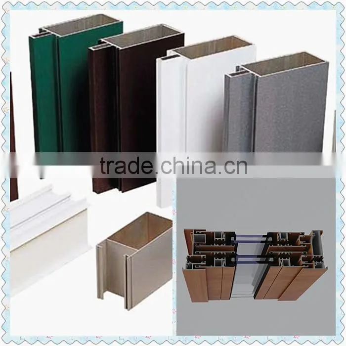 Building materials aluminum frame glass curtain wall with operable window